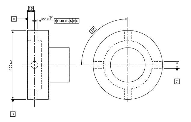 位置度 位置を規定した幾何公差 Hitopedia