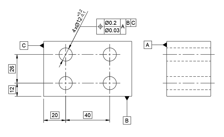 位置度 位置を規定した幾何公差 Hitopedia